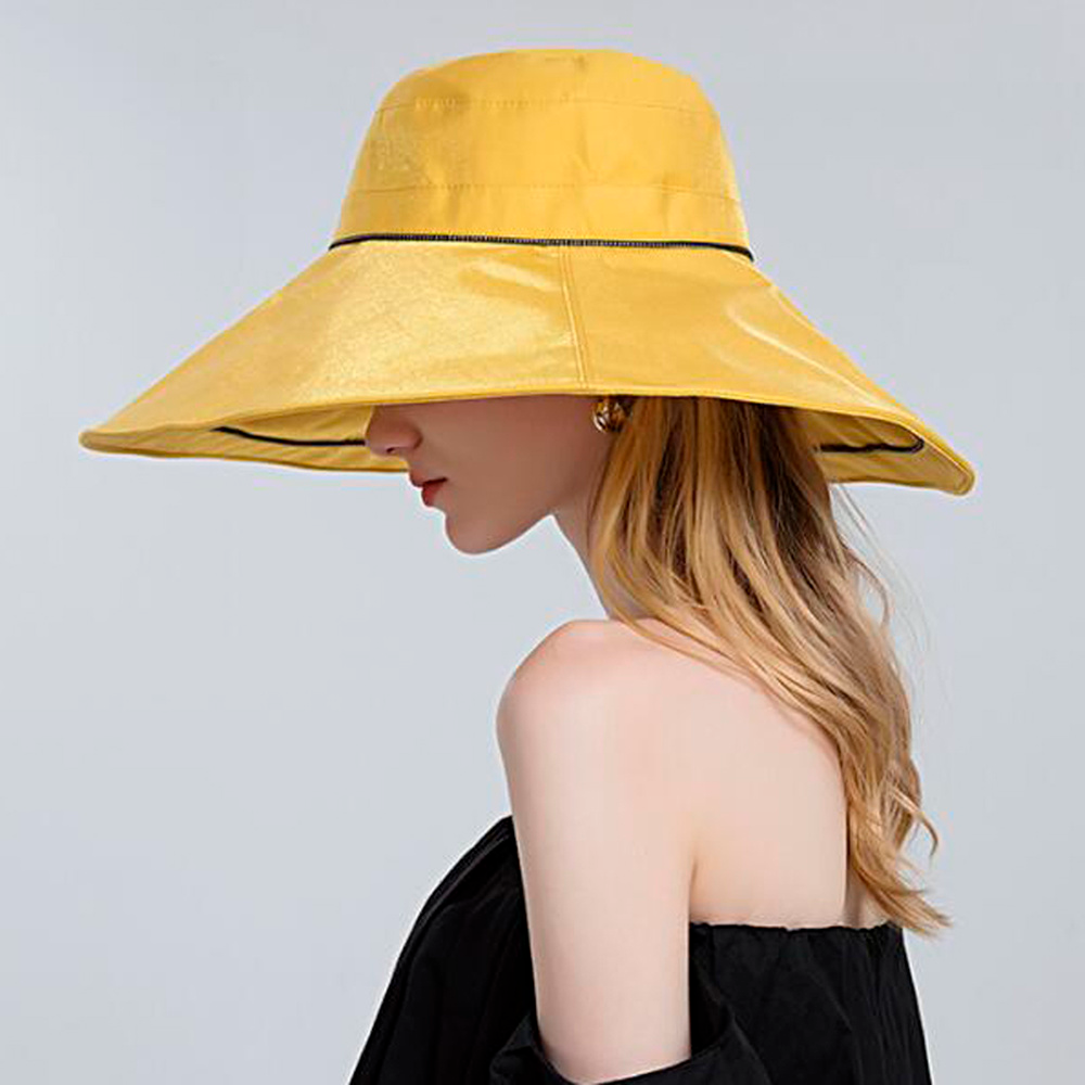 럭셔리 여성 양동이 모자 여름 태양 보호 파나마 모자 Sombreros 드 탑 모자 반사 선조 들어 갔어 휴일 스타일 모자